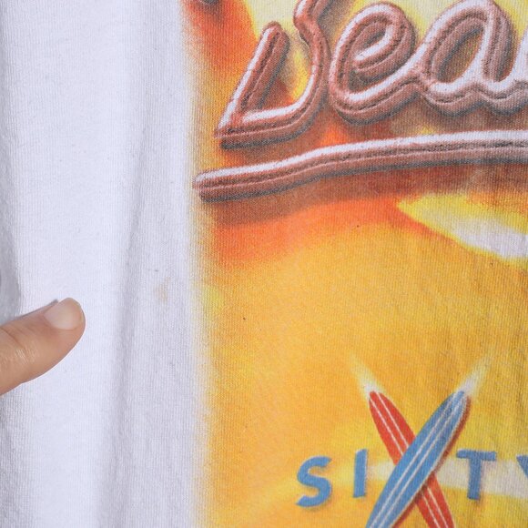 The Beach Boys Shirt Mens Large White Sounds Of Summer Tour Tee - Picture 4 of 6